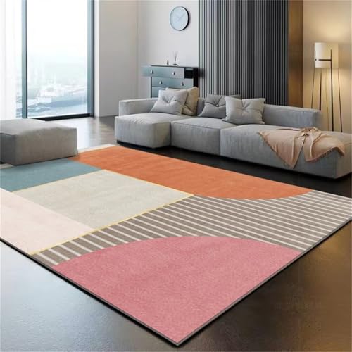 Tapis de jeux bébé et salon moderne multicolore 60x90cm - 2