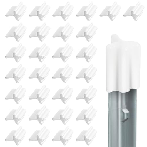60 Pcs T Post Safety Caps PVC T-Post Topper Covers Durable White Vinyl Safety Caps for Fence Posts
