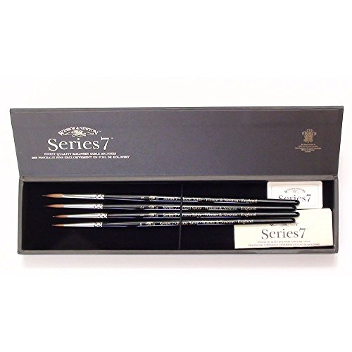 Winsor & Newton Series 7 Kolinsky Sable Brushes - Gift Box Set