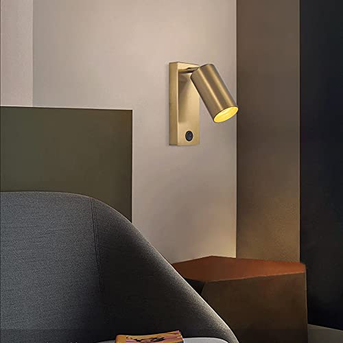 Lámpara de pared E27 con interruptor e iluminación decorativa moderna de metal 3