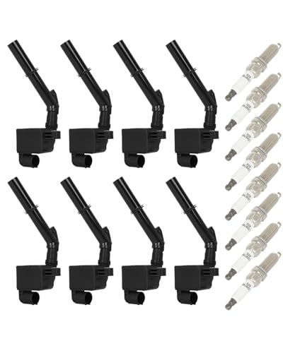 ECCPP Ignition Coils & Iridium Spark Plugs UF741 for Mercedes-Benz
