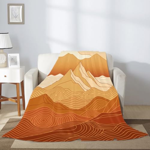 Jeté de lit en polaire couverture automnale confortable 127x152 - 7