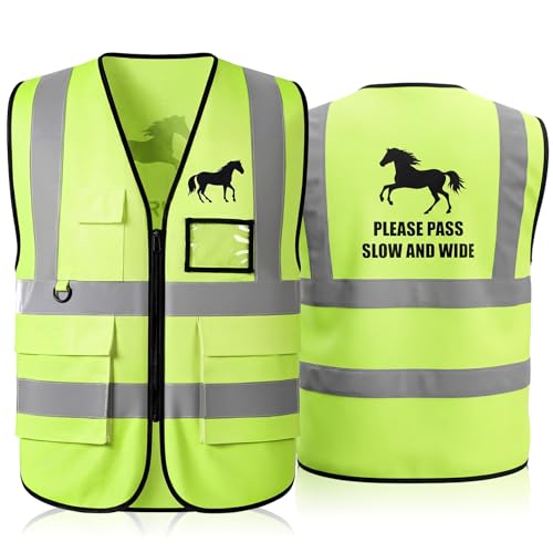Reflective Horse Riding Safety Vests with Pockets