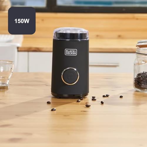 BLACK+DECKER - Koffiemolen, 150W, 12 kopjes, 50g, RVS, Compact – Bild 4