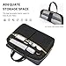 Ferkurn Laptop Bag Case 17 17.3 inch for Women Men Compatible with HP OmniBook Pavillion,Acer Aspire Nitro,IdeaPad,Precision,ASUS Vivobook,MSI,LG, Slim Strap Messenger Briefcase Computer Bag, Black