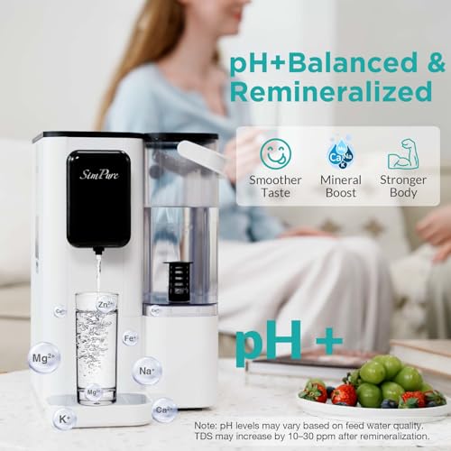 SimPure Y9A UV Alkaline Countertop Reverse Osmosis Water Filter System (300 GPD) - image 2