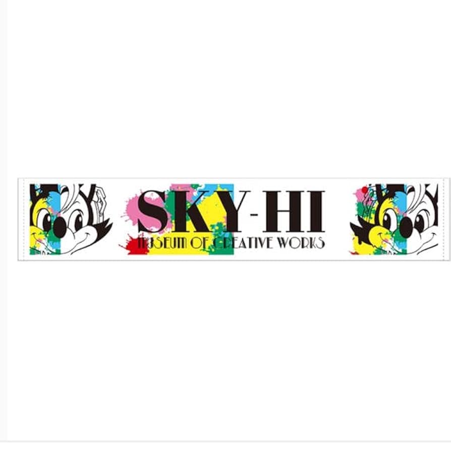 SKYHi - 新品 未使用SKY-HI sky-hi  渋谷 初ソロ展 グッズ タオル Amazon.co.jp: SKY-HI sky-hi 渋谷 初ソロ展 グッズ マフラー