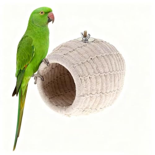 ZYYRSS Bird Breeding Nest Warm Rope Bed House for Small Medium Bird Cage Accessories for Parrot Lovebirds Budgies Cockatiel Conure Finch Canary