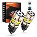 SEALIGHT 194 LED Bulb Error Free, 168 T10 2825 W5W Super Bright 8SMD Chipset Car Interior Dome Map Courtesy Trunk Lights, License Plate Marker Light Bulbs 6000K Cool White (Pack of 10)