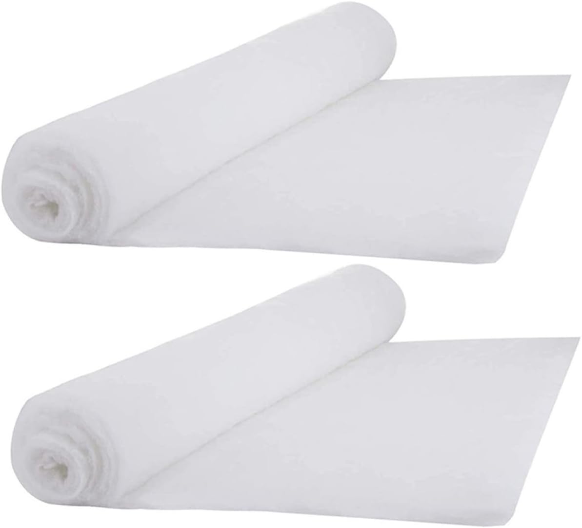 DECHOUS Artificial Snow Blanket 2pcs Set Decorative Fake Snow Covering for Christmas Party Winter Holiday Decor and Photo Prop Cotton-Like for Indoor Outdoor Seasonal Display