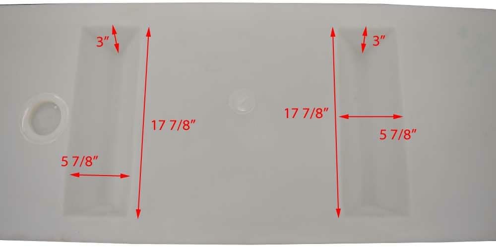 Cobalt Boat Water Holding Tank | 75 Gallon White Polyethylene Plastic