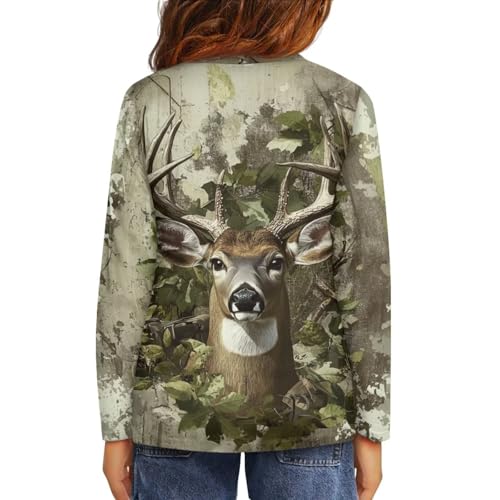 Image of Uourmeti Long Sleeve Tops for Boys Graphic T Shirts Teen Girls Active Pullover Tees