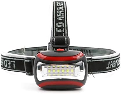 Headlight مصغرة LED كشافات 3 أوضاع شعاع ضوء 3 * AAA المصباح المصباح فانوس مصباح الشعلة للإضاءة في الهواء الطلق مع عقال