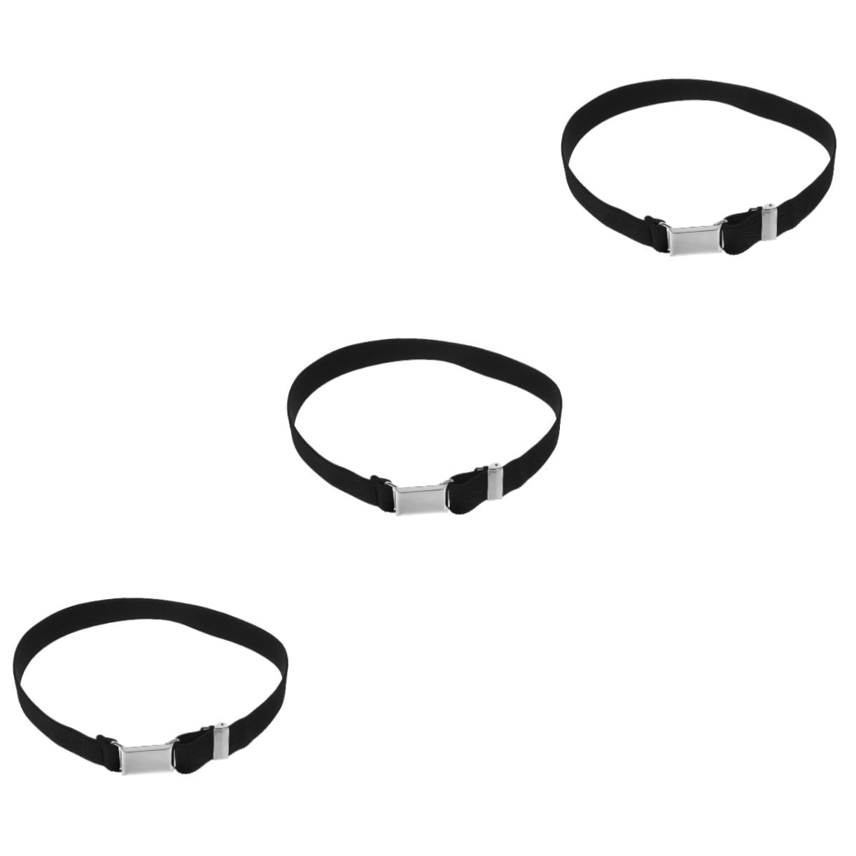 TOVINANNA 3pcs Adjustable Stretchy Belt for Boys and Elastic Waist Belt for Pants and Skirts Versatile Fashion Accessory Timeless Comfortable Fit for Everyday Wear