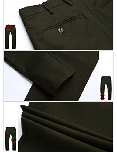Image of Match Men's Regular Fit Comfort Stretch Casual Chino Pants