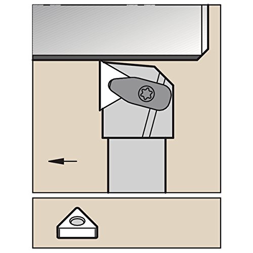 Soporte de herramientas para inserciones negativas WIDIA DTGNL123BKC3 de eje cuadrado