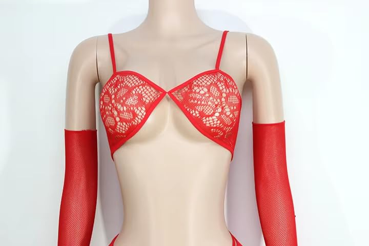 SSoShHub Store SSoShHub Lingerie Lovely Deep V Neck Teddy Babydoll - Image 7
