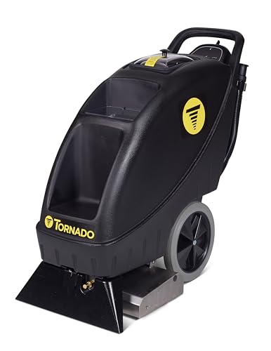 Marathon SE?900 9?Gallon Commercial Carpet Extractor Cleaner – 18? Fixed Vacuum Shoe, 1300?RPM Chevron Brush, 3?Stage Vacuum Motor, Polyethylene Body, Fast Drying