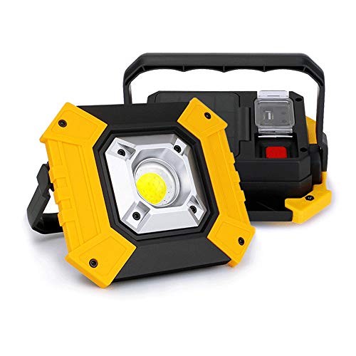 Faro Luce LED Portatile 10W Lampada da Lavoro 1000...
