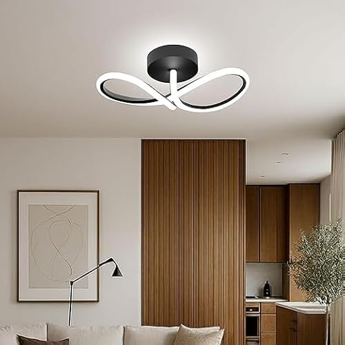 TORKLUME 50W Modern LED Ceiling Light 3-Color (Warm/Natural/Cool White) – CRI 97+ Eye-Friendly Soft Ambient Indoor Ceiling Chandelier Lamp for Living Room, Bedroom, Hallway & Office (Infinity Pro)