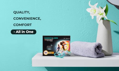 Image of Bausch & Lomb Iconnect Contact Lens - Spherical | Monthly Disposable | Hydrogel Material | (-2.5, Pack of 6)