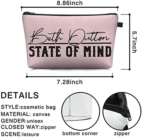 Makeup Bag Dutton Ranch Montana Yellowstone Tv Show Merchandise 3 Makeup Bag Dutton Ranch Montana Yellowstone Tv Show Merchandise