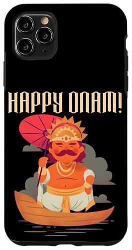 Happy Onam �t�F�X�e�B�o�� �}���������J�����_�[ �X�}�z�P�[�X iPhone 11 Pro Max �p