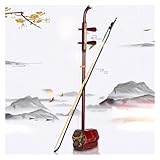 Erhu En Bois De Santal Rouge Chinois, Violon À 2 Cordes, Instrument Musique, Opéra Pékin J...