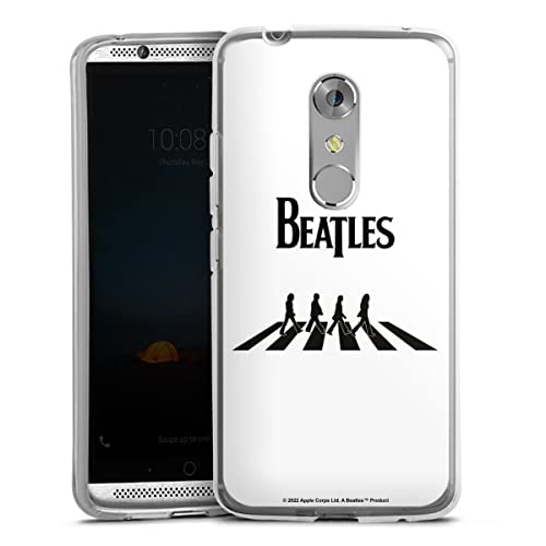 DeinDesign Coque en Silicone Compatible avec ZTE Axon 7 Etui Silicone Coque Souple The Beatles Abbey Road Musique - Les Beatles, Paul McCartney, John Lennon, RIngo Starr, George Harrison DeinDesign Coque en Silicone Compatible avec ZTE Axon 7 Etui Silicone Coque Souple The Beatles Abbey Road Musique