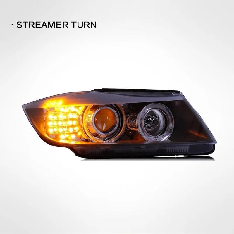 用 3 シリーズ E90 2003-2009 用 車のヘッドライト LED DRL フォグ ブレーキ ランプ アセンブリ チューニン