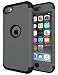 iPod Touch 7 Case,iPod Touch 6 Case,SLMY(TM) Heavy Duty High Impact Armor Case Cover Protective Case for Apple iPod Touch 5/6/7th Generation Deep Gray
