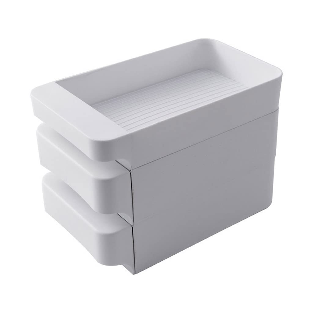 Schubladenbox für Eier, Küche, stapelbar, Lebensmittel-Organizer, Kühlschrank, Frischhaltung, mehrschichtiger Halter, Zubehör