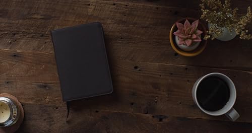 Image of ESV Large Print Compact Bible, Red Letter (Buffalo Leather, Deep Brown): Holy Bible, English Standard Version