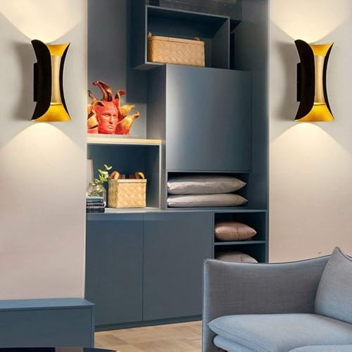 Lámpara de pared LED para pasillos oscuros e interiores con diseño impermeable elegante 3