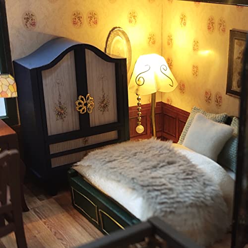 Kisoy Dollhouse Miniature With Furniture Kit, Handmade Diy House Model For Teens Adult Gift (Dream Building Pavilion) #TOP3