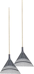 Amazon.com : Superio Adult Rake with Hardwood Handle, Durable Plastic ...
