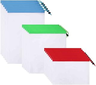 Vegetable Storage Organization Mesh Bags Mesh Organizer Bags Washable Reusable Mesh Produce Bags