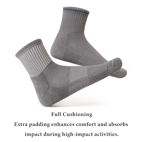 Wildarms Running Socks Women and Men - Compression Arch Support,Cushioned,Breathable for Running, Hiking, Gym & Training4