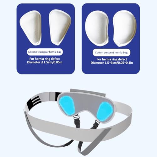 Faja para Hernia para Hombre con 4 Almohadillas Removibles, Diseño Integrado miniatura 4