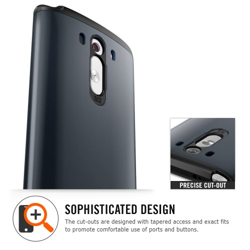 Spigen Slim Armor Custodia per LG G3, Bianco