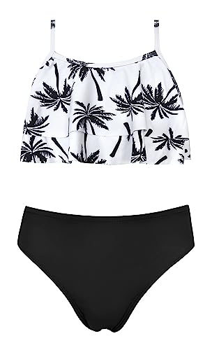 Amazon.com: SHEKINI Girls Floral Printing Bathing Suits