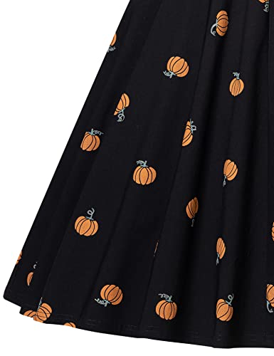 Image of GownTown Women's 1950s Vintage Dresses Short Sleeves Cocktail Stretchy Party Dresses with Pocket