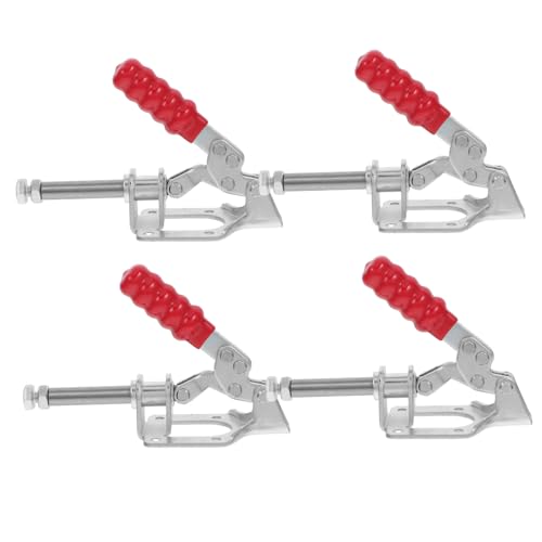 Serre-joints à genouillère SHINEOFI pour menuiserie | Pack de 4 pinces de serrage horizontal - 2