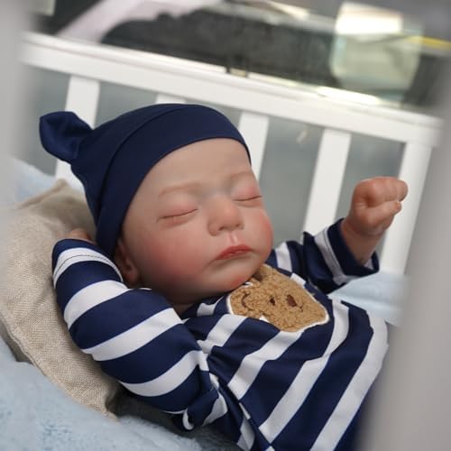 Bebê Reborn Boneca Corpo de Silicone Realista Menino Pintada Orig...