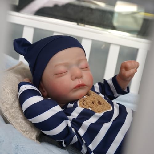 Brastoy Bebê Reborn Boneco Silicone Pintada Menino Realista Original 48cm
