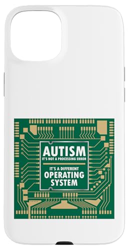 Autism Not Error Different Operating System Autistic Puzzle Case for iPhone 15 Plus