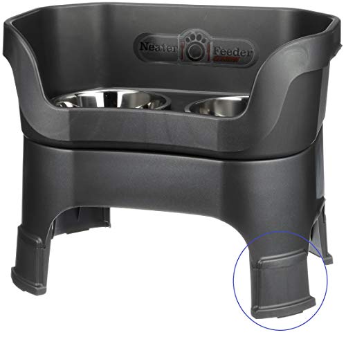 Neater Feeder Deluxe with Leg Extensions for Large Dogs - Mess Proof Pet Feeder with Stainless Steel Food & Water Bowls…