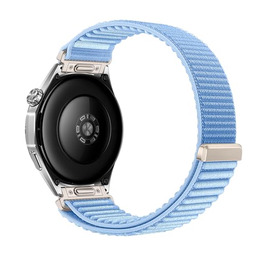 Image of XMUXI One Click 22mm Watch Band Compatible with Huawei Watch GT 6 /GT5 /GT4 /GT3 /GT2 46mm Strap Quick Release 22mm for Forerunner 265 /255 /Venu 4 45mm /Venu 3 /Venu 2 /Vivoactive 4,Bip 6 Nylon Bands