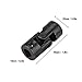 Topyond Cross-Joint Universal Joint Coupling and Keyway (10x20x45mm), Bearing Coupling Universal Joints Universal Joints, Bearing Coupling Universal Joints Universal Joints