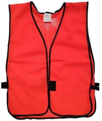 Iron Horse Plain Soft Mesh Safety Vests - Red